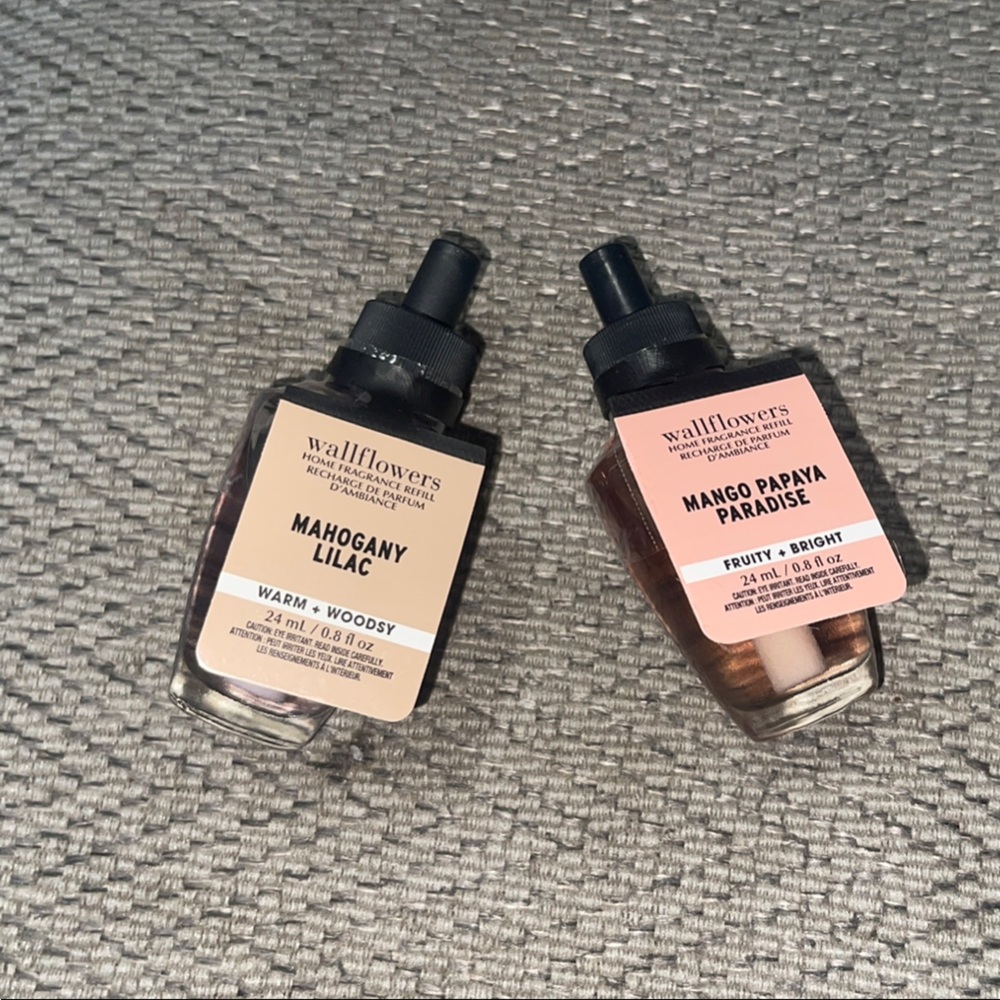 Mahogany Teakwood and Mango Papaya Fragrance Oils